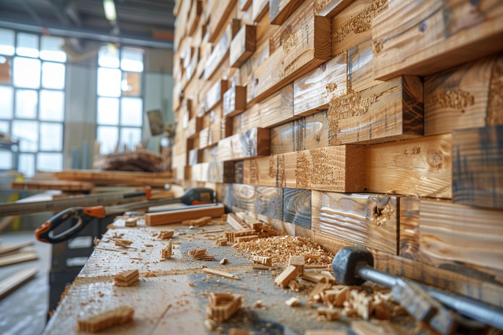 Les étapes pour créer un mur d’accent en bois